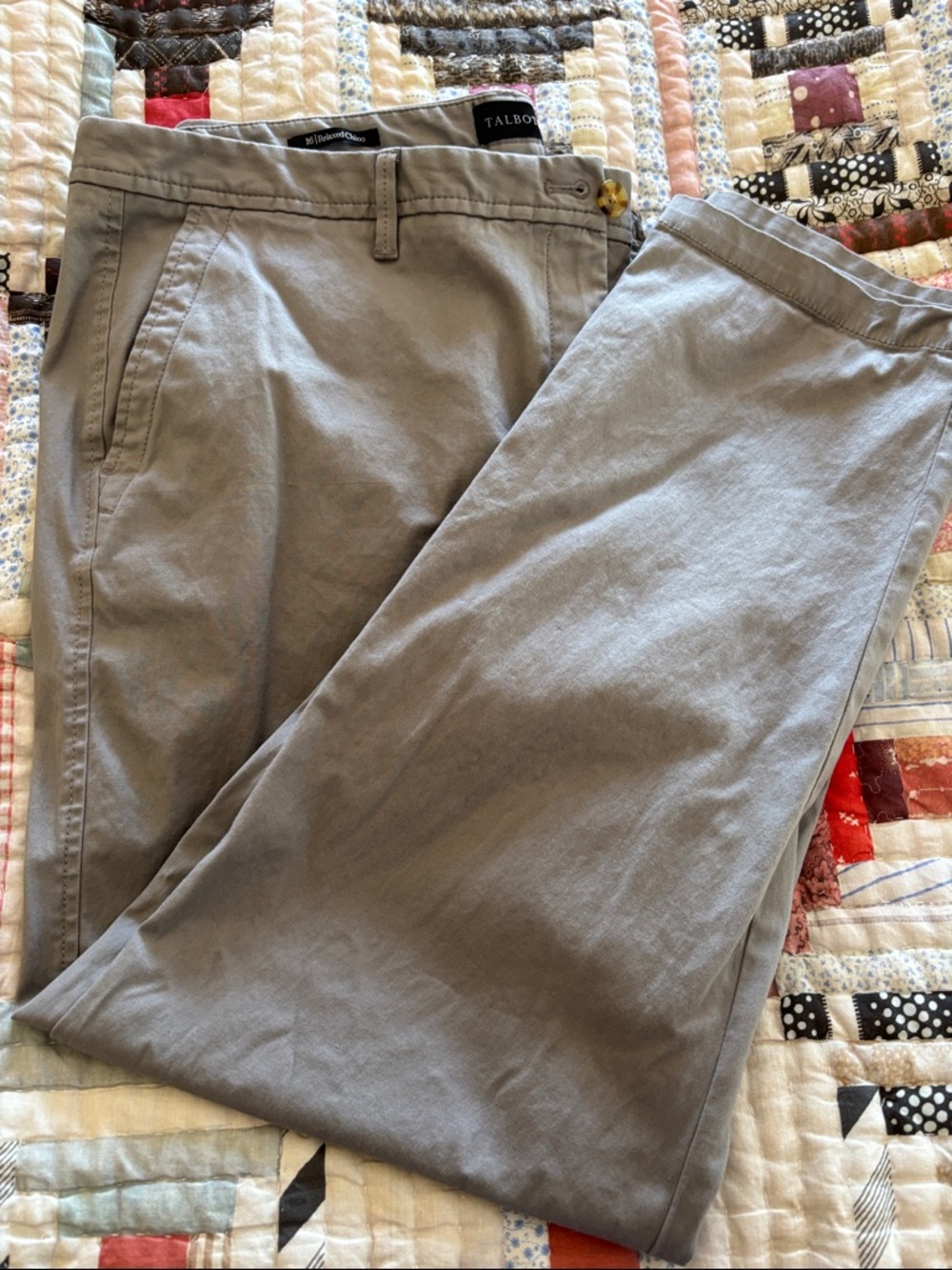 Talbots Women’s Gray Chino Pants